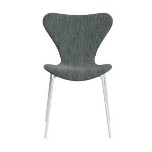 Fritz Hansen Series 7™ Chair Full Upholstery, White/Sunniva 2 Black/White