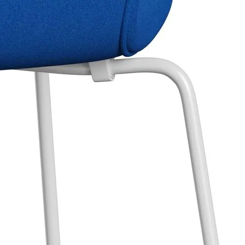Fritz Hansen Series 7™ Chair Full Upholstery, White/Tonus Blue