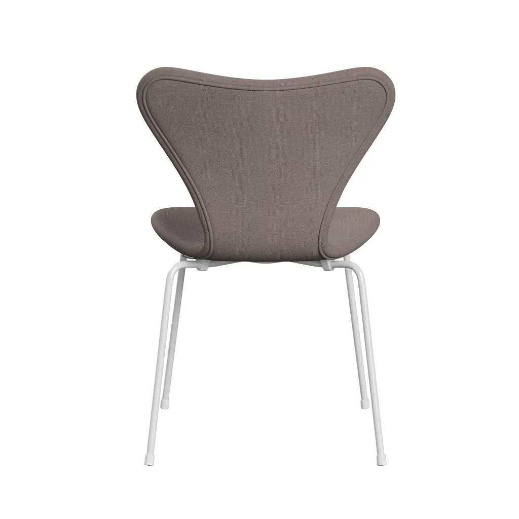 Fritz Hansen Series 7™ Chair Full Upholstery, White/Tonus Dusty Sand