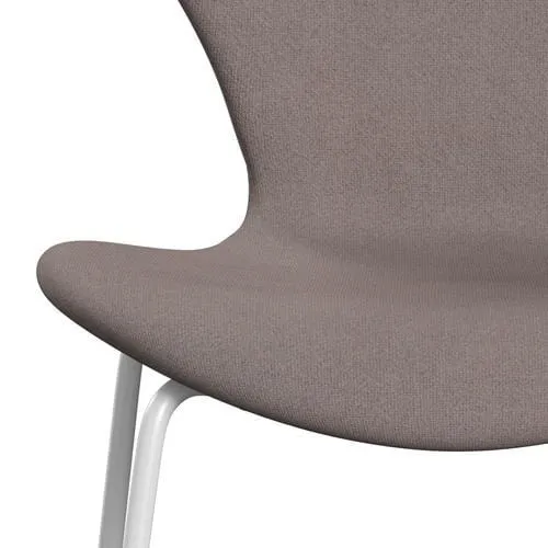 Fritz Hansen Series 7™ Chair Full Upholstery, White/Tonus Dusty Sand