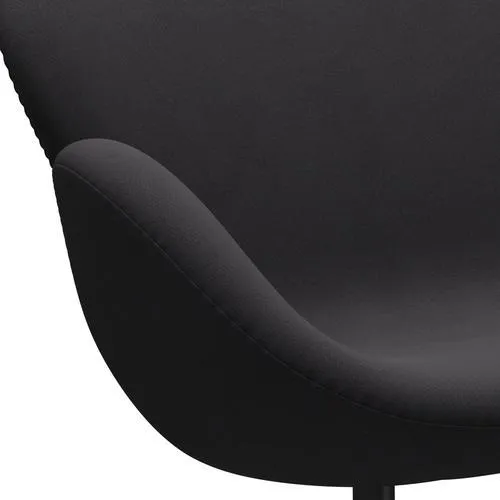 Fritz Hansen Swan™ Sofa 2 Seater, Black Lacquered/Fiord Black