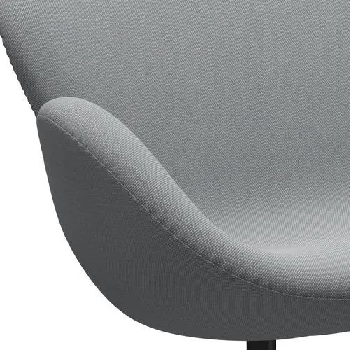 Fritz Hansen Swan™ Sofa 2 Seater, Black Lacquered/Steelcut Trio Beige