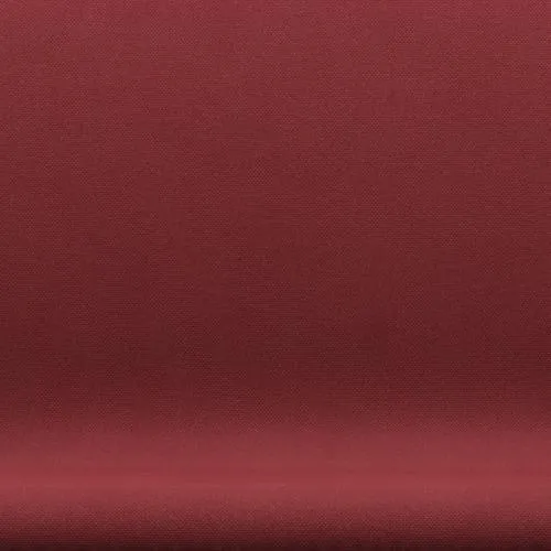 Fritz Hansen Swan™ Sofa 2 Seater, Black Lacquered/Steelcut Trio Dark Red