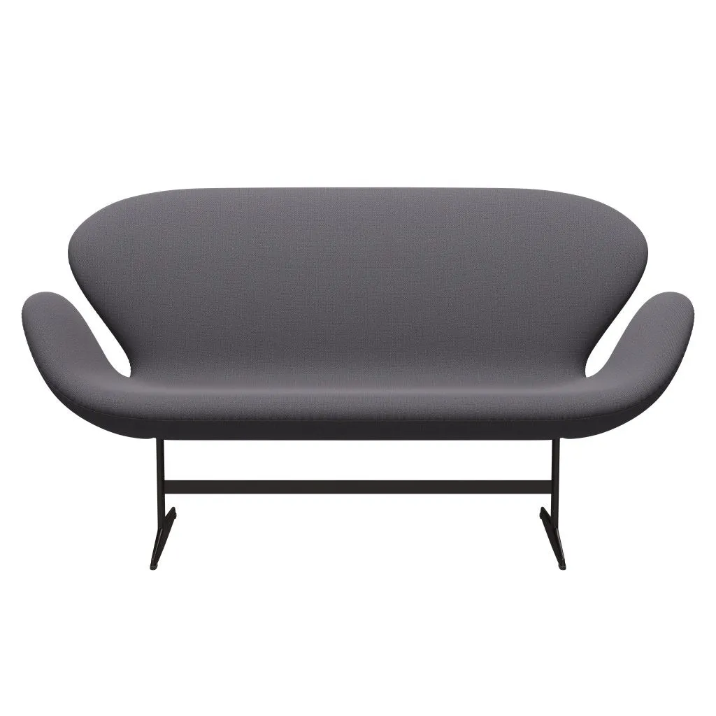 Fritz Hansen Swan™ Sofa 2 Seater, Brown Bronze/Capture Dark Grey
