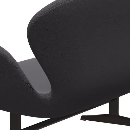 Fritz Hansen Swan™ Sofa 2 Seater, Brown Bronze/Capture Dark Grey