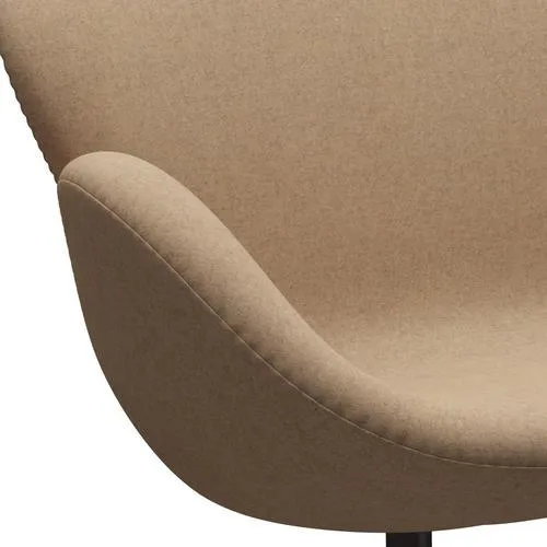 Fritz Hansen Swan™ Sofa 2 Seater, Brown Bronze/Divina Md Cappuccino