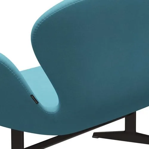 Fritz Hansen Swan™ Sofa 2 Seater, Brown Bronze/Divina Turquoise Light