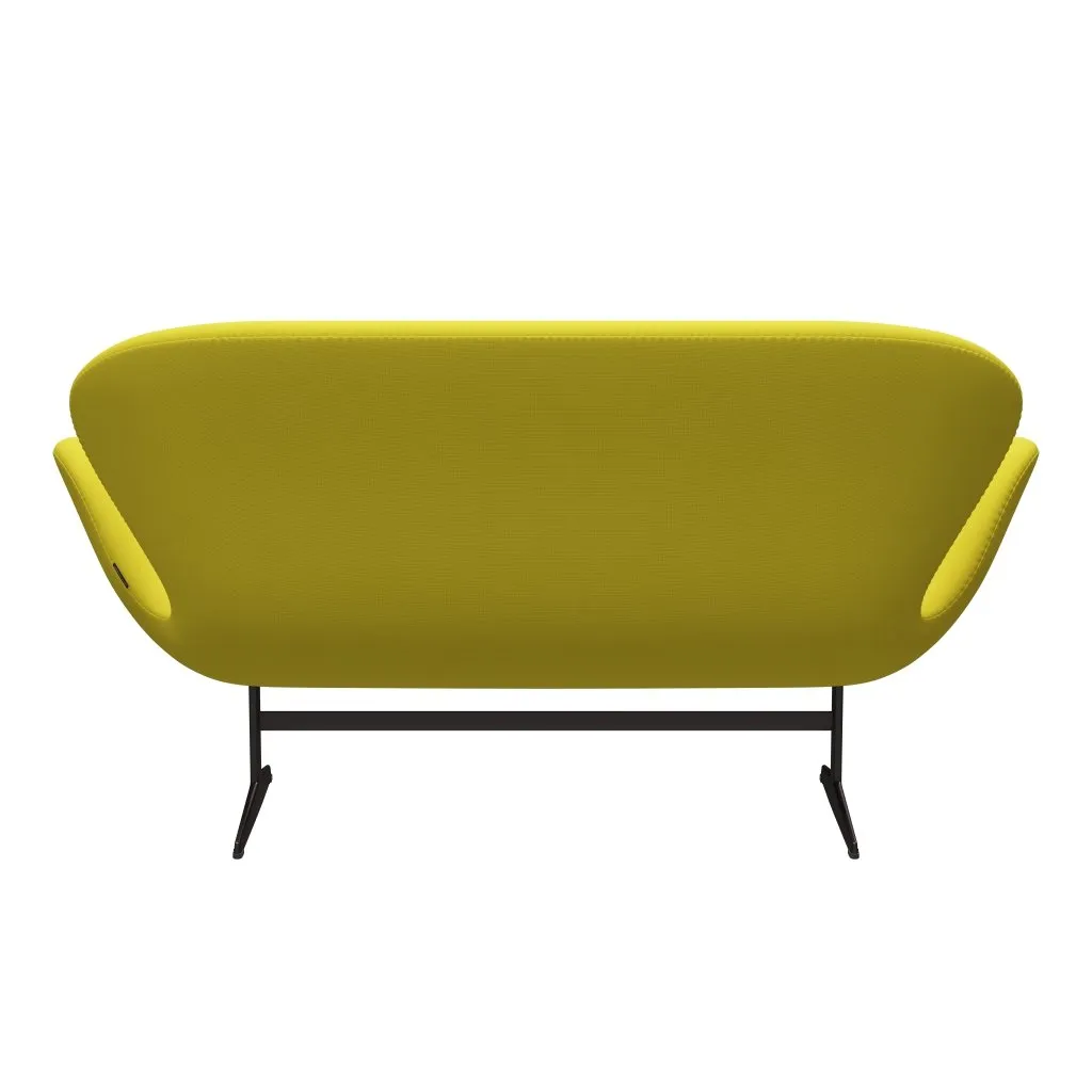 Fritz Hansen Swan™ Sofa 2 Seater, Brown Bronze/Fame Yellow