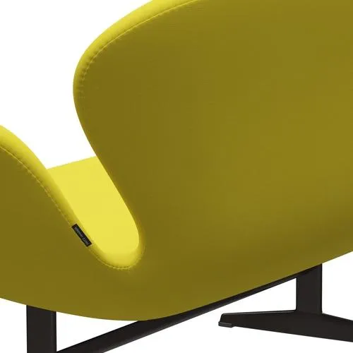 Fritz Hansen Swan™ Sofa 2 Seater, Brown Bronze/Fame Yellow