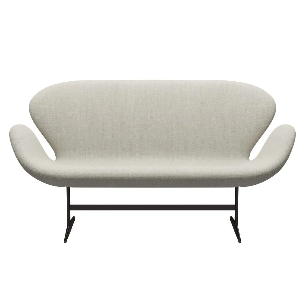 Fritz Hansen Swan™ Sofa 2 Seater, Brown Bronze/Fiord Grey