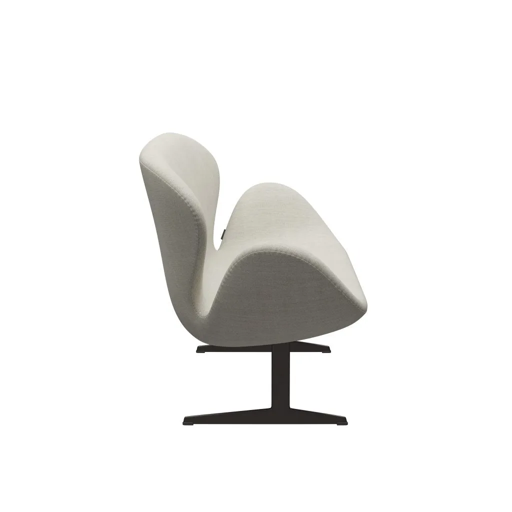 Fritz Hansen Swan™ Sofa 2 Seater, Brown Bronze/Fiord Grey