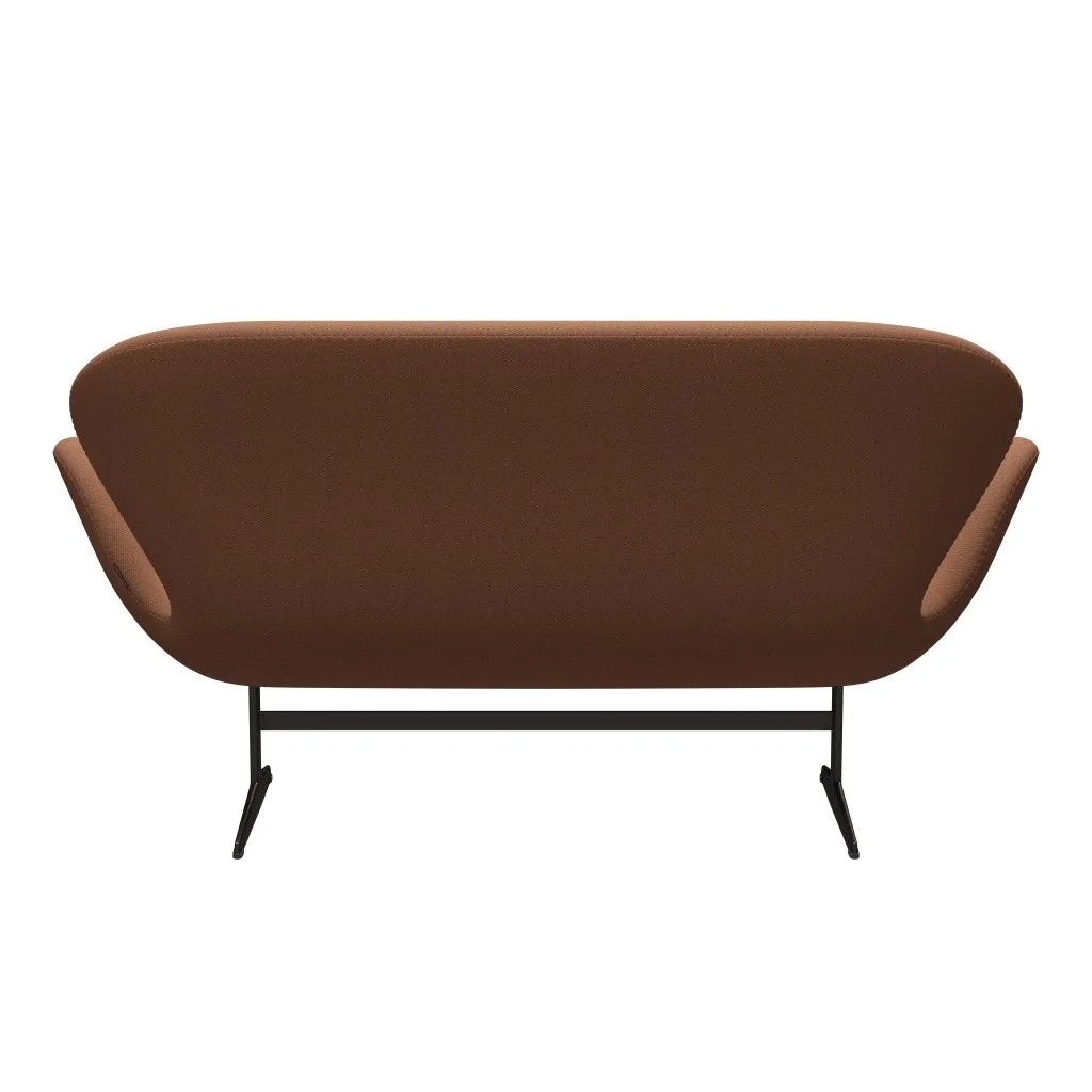 Fritz Hansen Swan™ Sofa 2 Seater, Brown Bronze/Fiord Peach