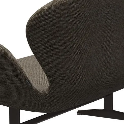 Fritz Hansen Swan™ Sofa 2 Seater, Brown Bronze/Hallingdal Brown/Grey