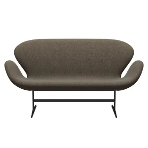 Fritz Hansen Swan™ Sofa 2 Seater, Brown Bronze/Hallingdal Brown/Grey