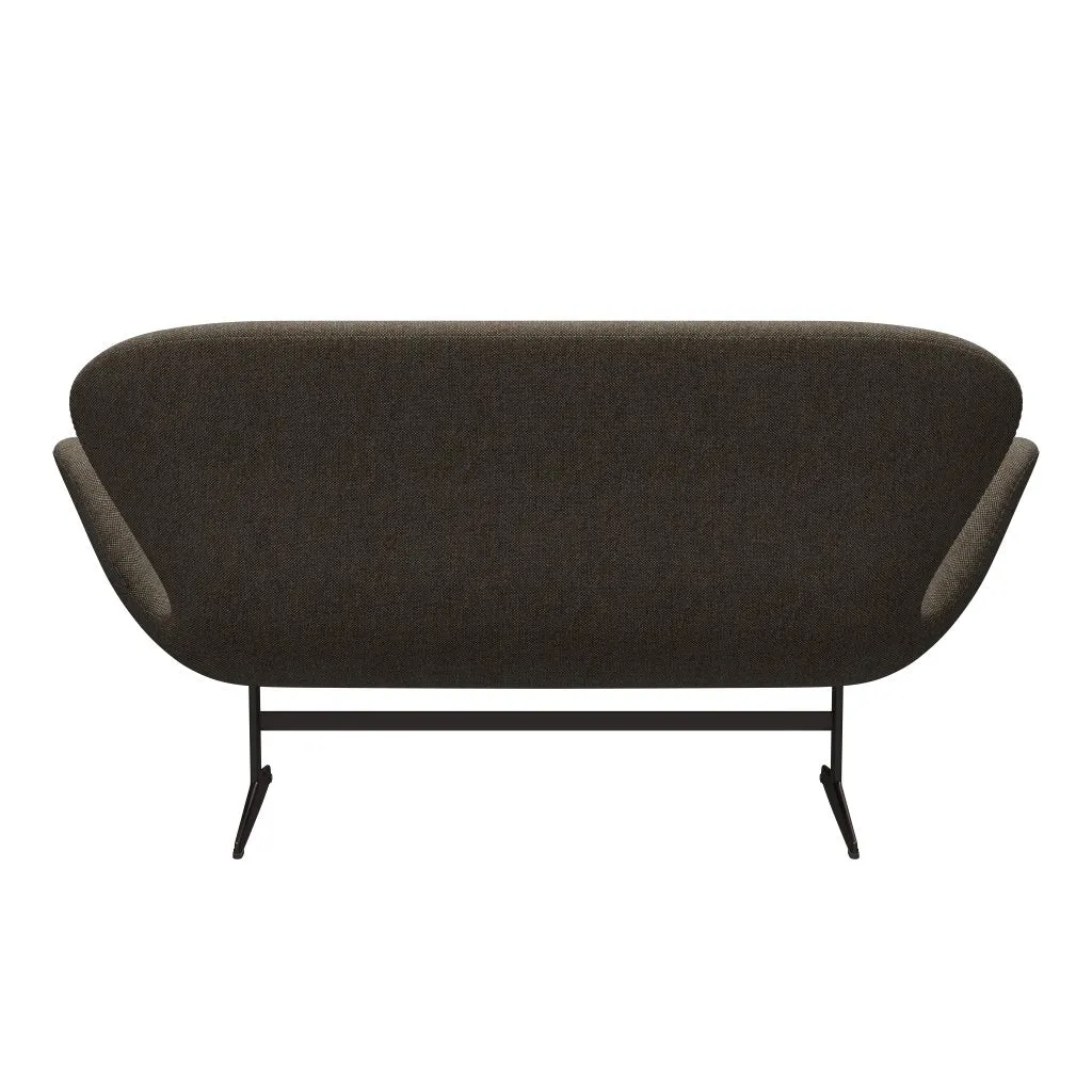 Fritz Hansen Swan™ Sofa 2 Seater, Brown Bronze/Hallingdal Brown/Grey