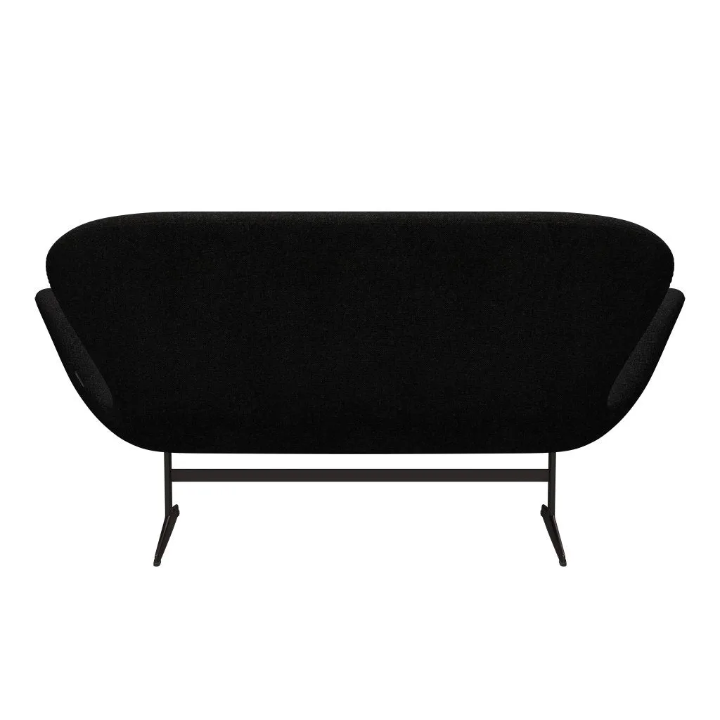 Fritz Hansen Swan™ Sofa 2 Seater, Brown Bronze/Hallingdal Charcoal