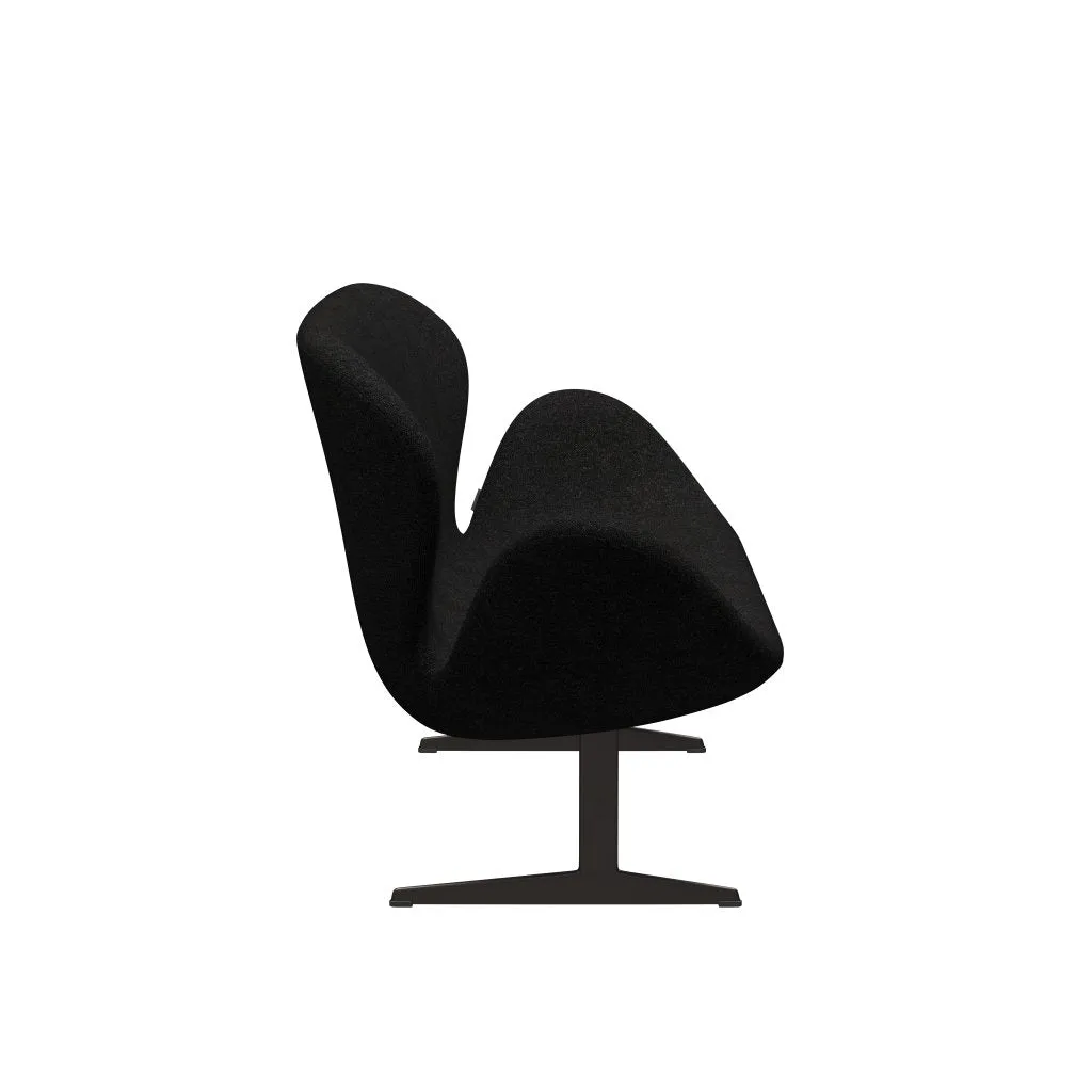 Fritz Hansen Swan™ Sofa 2 Seater, Brown Bronze/Hallingdal Charcoal