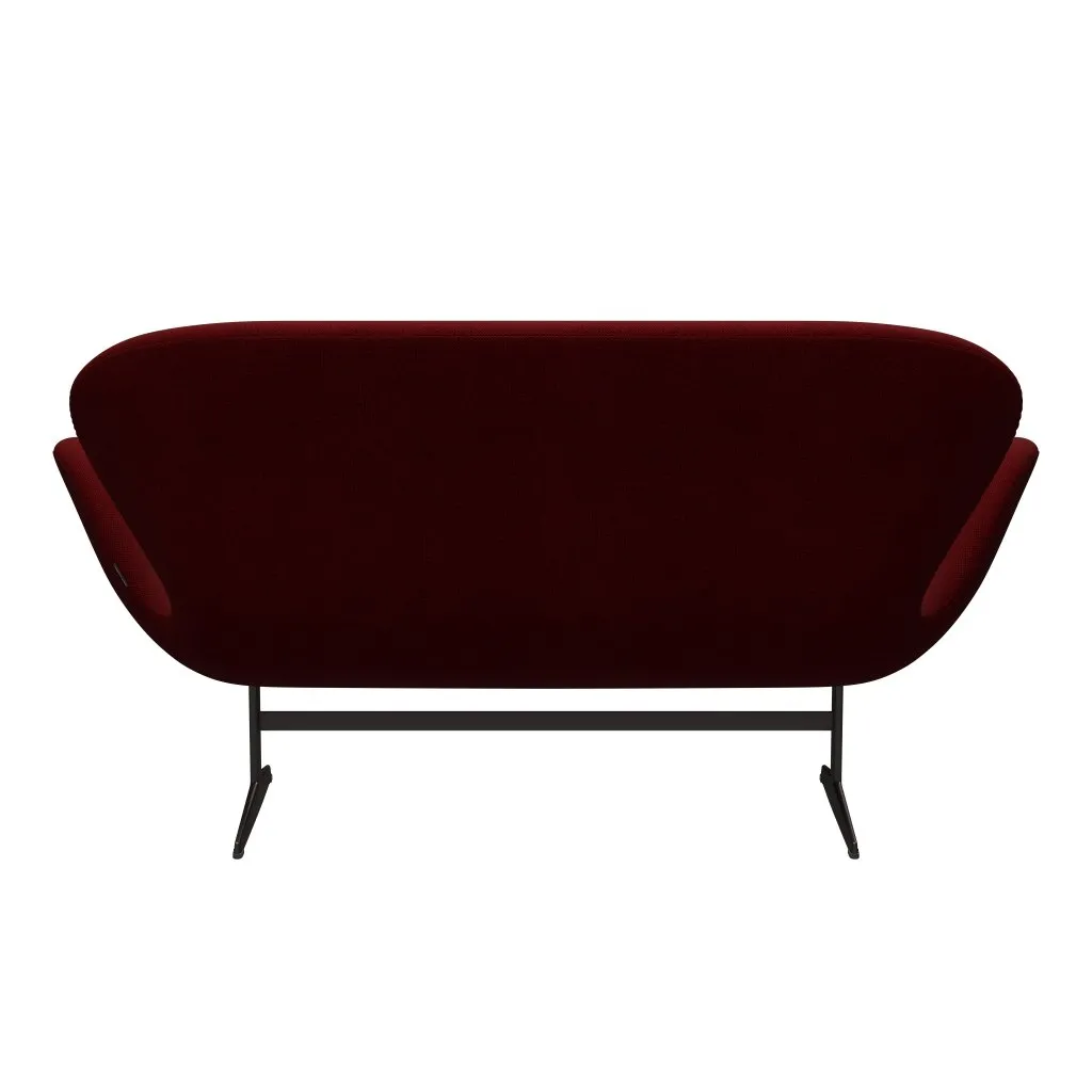 Fritz Hansen Swan™ Sofa 2 Seater, Brown Bronze/Hallingdal Dark Red