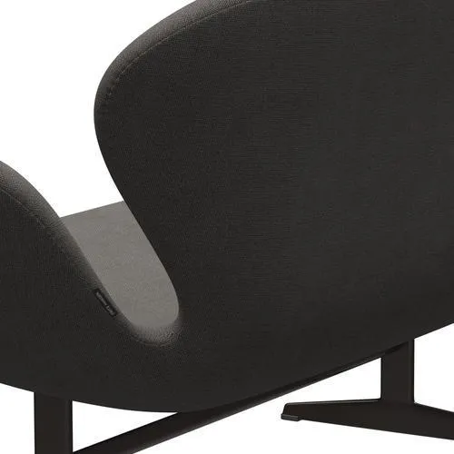 Fritz Hansen Swan™ Sofa 2 Seater, Brown Bronze/Hallingdal Grey Dark