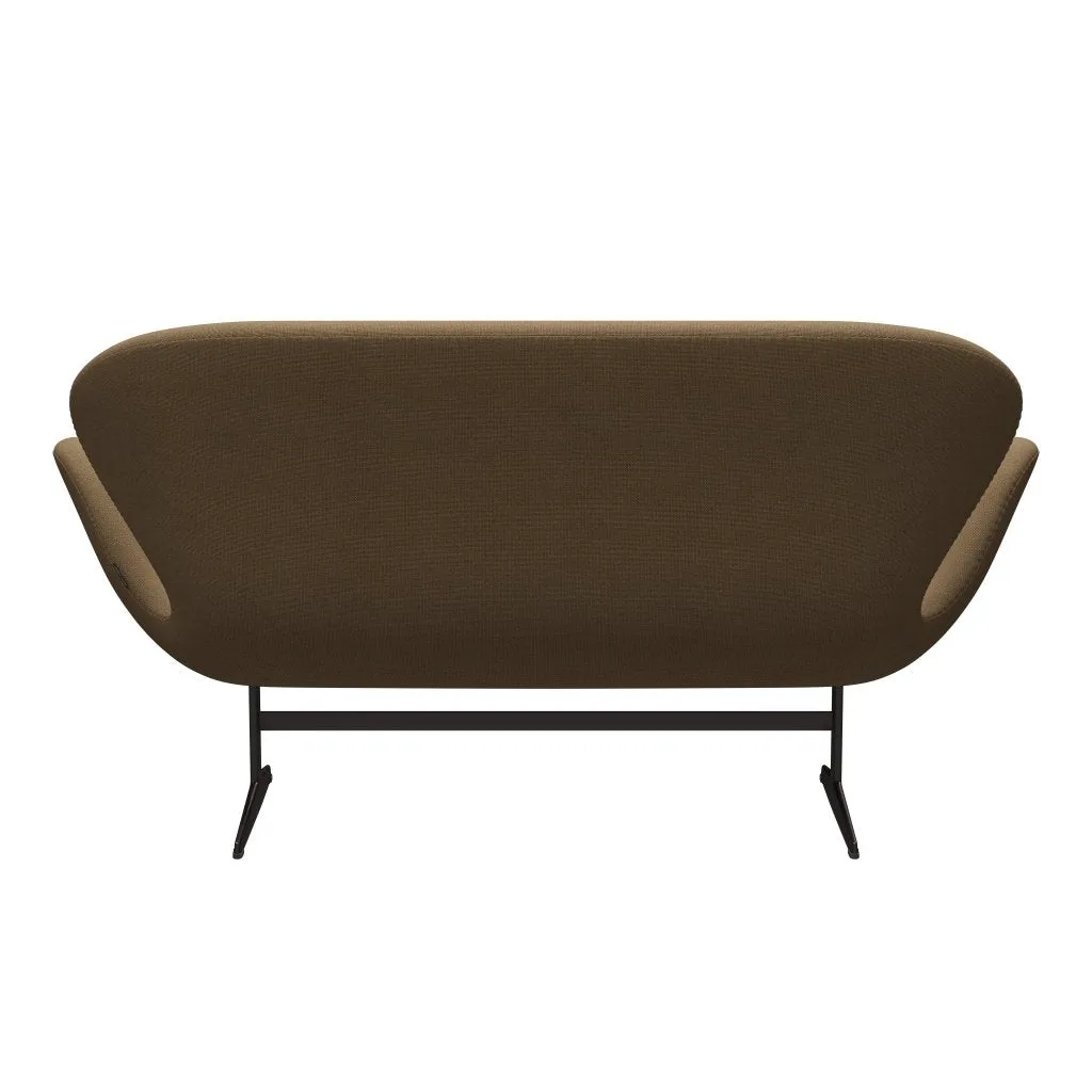 Fritz Hansen Swan™ Sofa 2 Seater, Brown Bronze/Hallingdal Light Brown