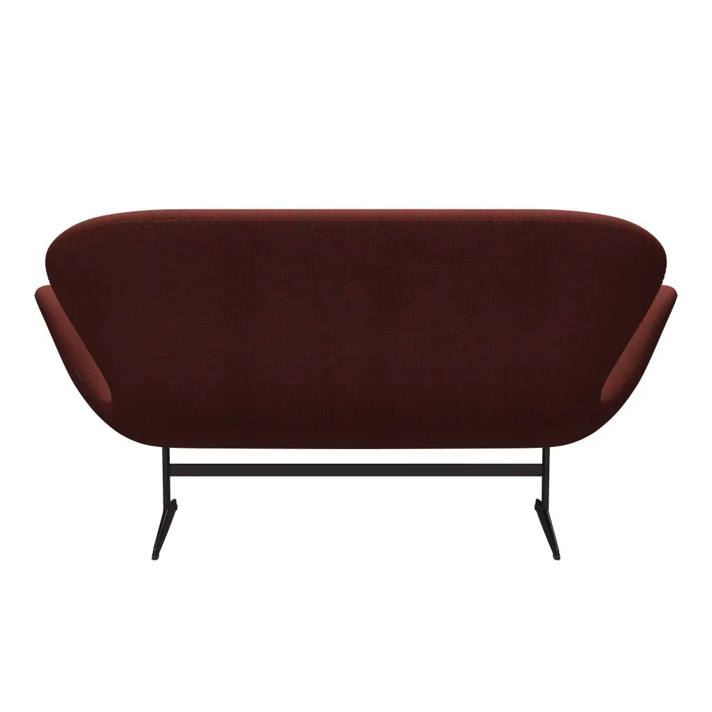 Fritz Hansen Swan™ Sofa 2 Seater, Brown Bronze/Hallingdal Red/Green