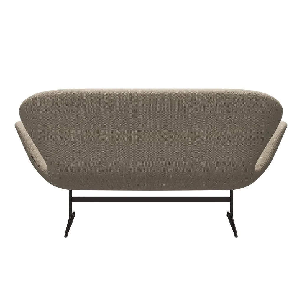 Fritz Hansen Swan™ Sofa 2 Seater, Brown Bronze/Hallingdal Sand