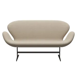 Fritz Hansen Swan™ Sofa 2 Seater, Brown Bronze/Hallingdal Sand
