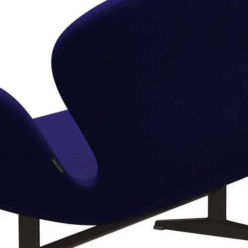Fritz Hansen Swan™ Sofa 2 Seater, Brown Bronze/Hallingdal Violet Dark