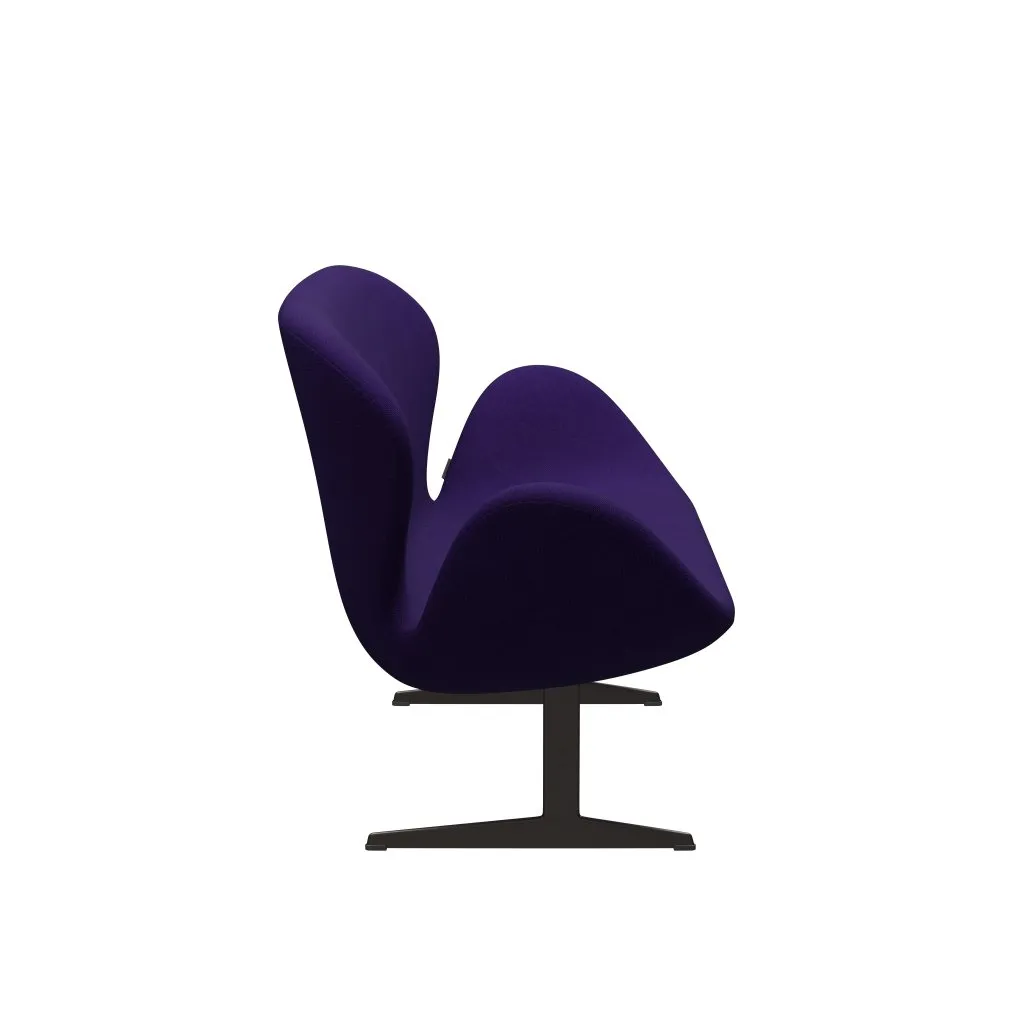 Fritz Hansen Swan™ Sofa 2 Seater, Brown Bronze/Hallingdal Violet