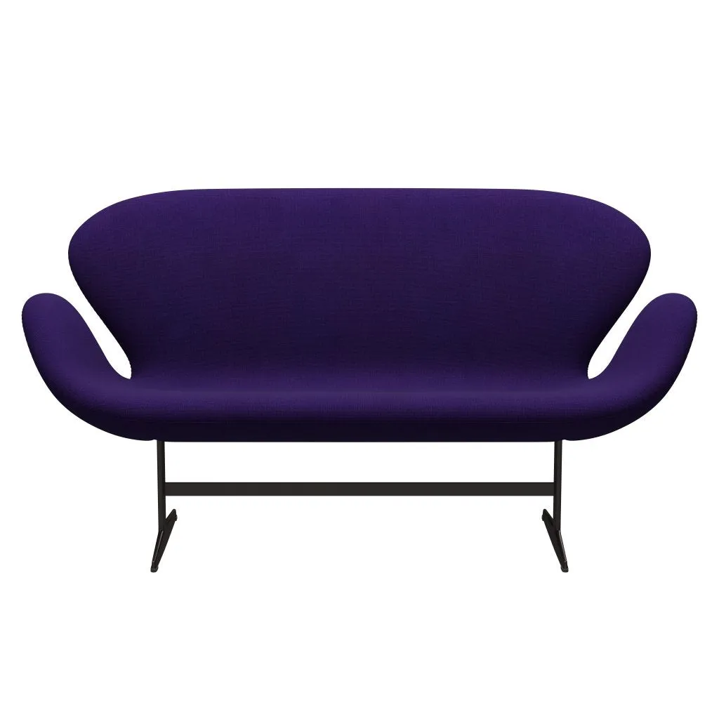 Fritz Hansen Swan™ Sofa 2 Seater, Brown Bronze/Hallingdal Violet