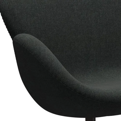 Fritz Hansen Swan™ Sofa 2 Seater, Brown Bronze/Re Wool Black/Natural