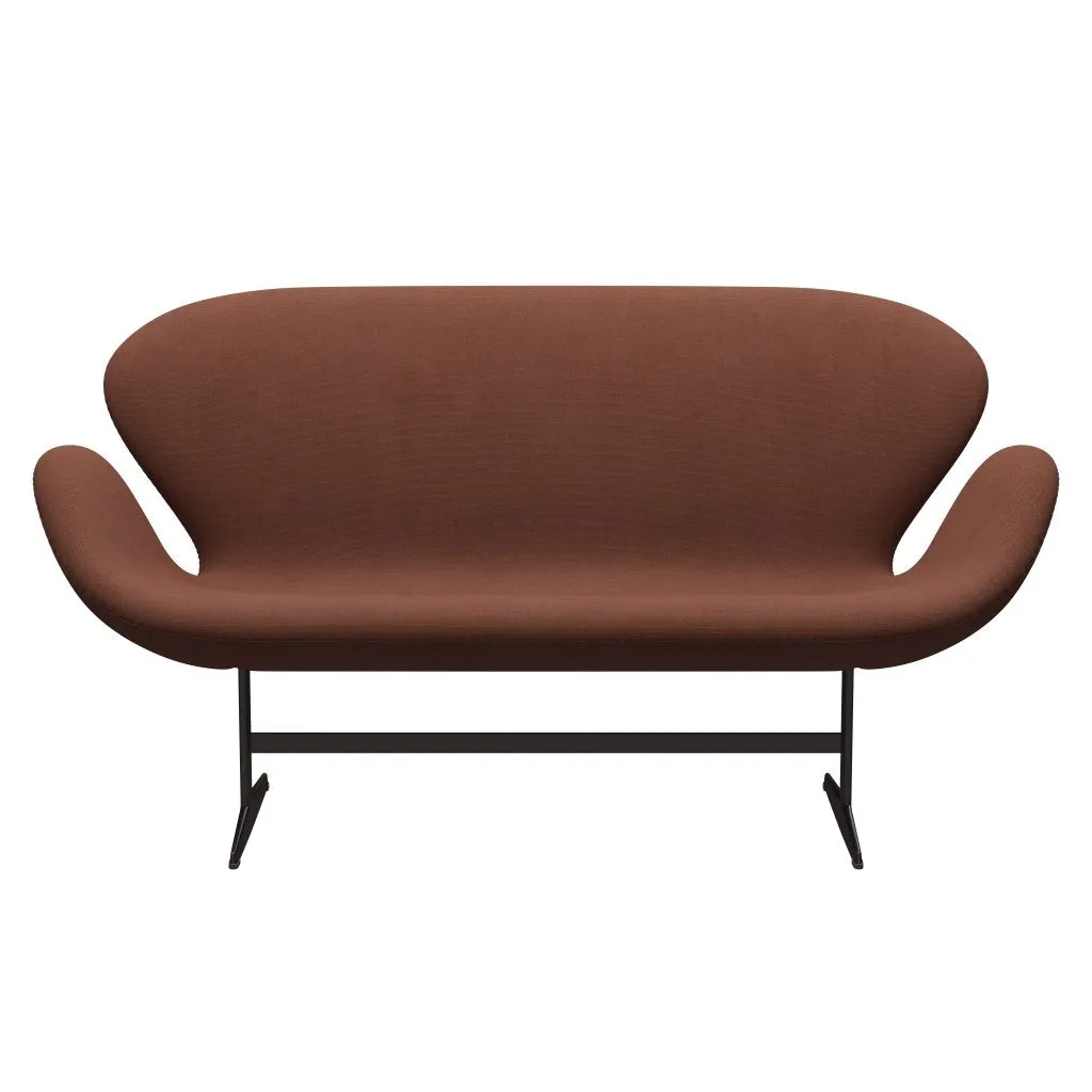 Fritz Hansen Swan™ Sofa 2 Seater, Brown Bronze/Steelcut Medium Brown