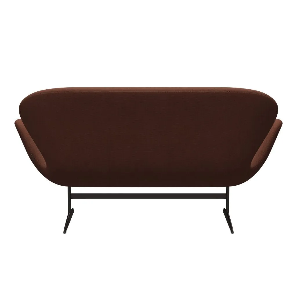 Fritz Hansen Swan™ Sofa 2 Seater, Brown Bronze/Steelcut Medium Brown