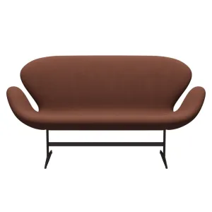 Fritz Hansen Swan™ Sofa 2 Seater, Brown Bronze/Steelcut Medium Brown