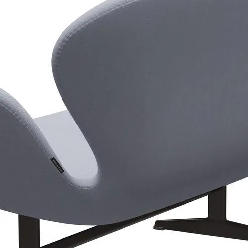 Fritz Hansen Swan™ Sofa 2 Seater, Brown Bronze/Steelcut Mouse Grey