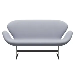 Fritz Hansen Swan™ Sofa 2 Seater, Brown Bronze/Steelcut Mouse Grey