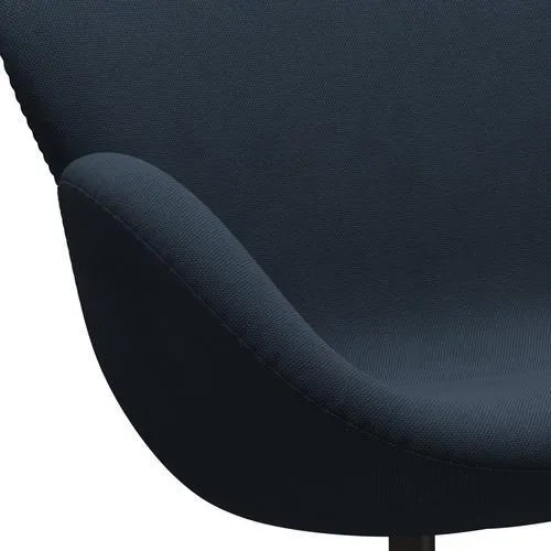 Fritz Hansen Swan™ Sofa 2 Seater, Brown Bronze/Steelcut Trio Dark Brown Blue