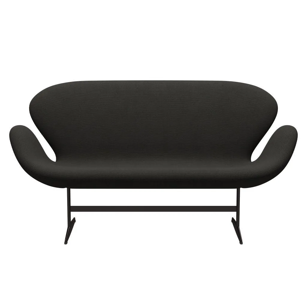Fritz Hansen Swan™ Sofa 2 Seater, Brown Bronze/Steelcut Trio Dark Brown