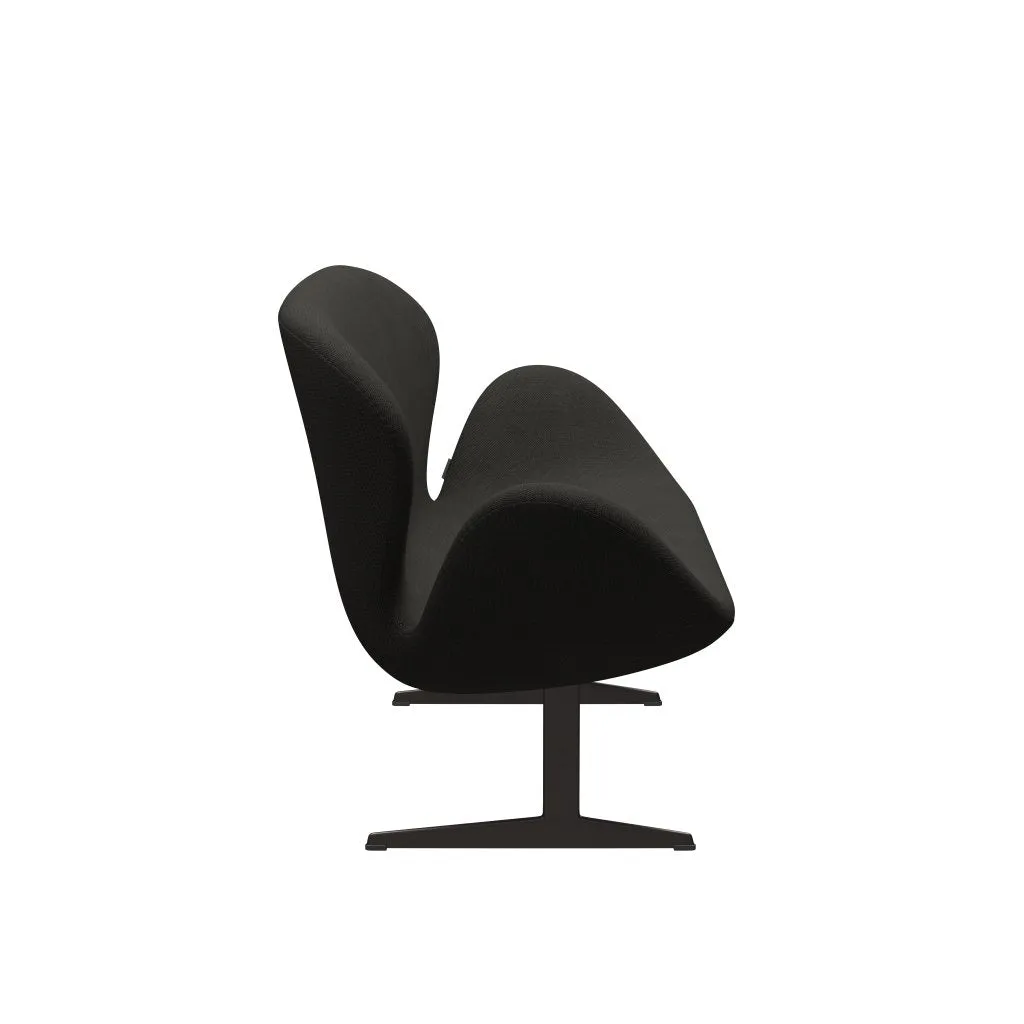 Fritz Hansen Swan™ Sofa 2 Seater, Brown Bronze/Steelcut Trio Dark Brown