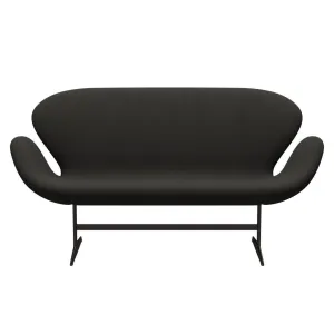 Fritz Hansen Swan™ Sofa 2 Seater, Brown Bronze/Steelcut Trio Dark Brown