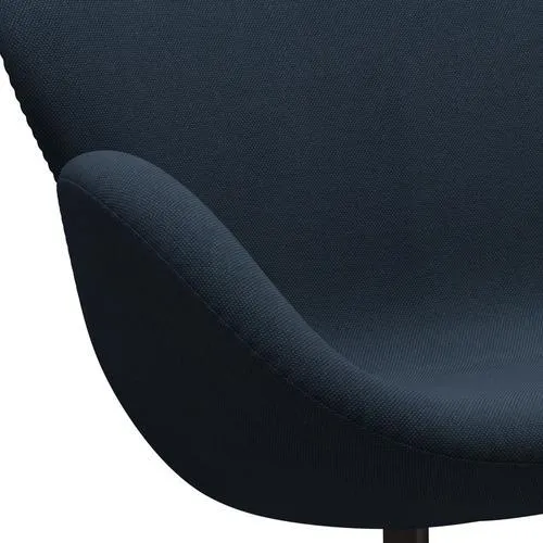 Fritz Hansen Swan™ Sofa 2 Seater, Brown Bronze/Steelcut Trio Dark Dust Blue