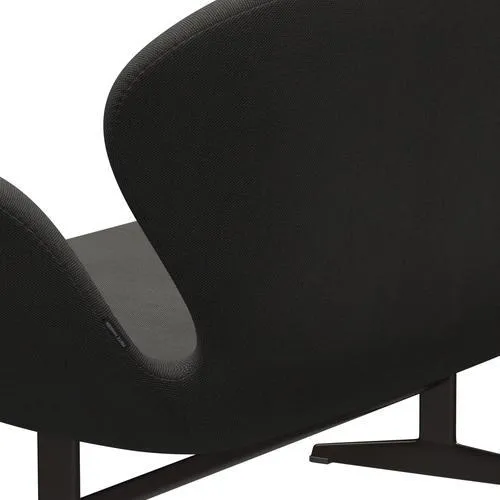 Fritz Hansen Swan™ Sofa 2 Seater, Brown Bronze/Steelcut Trio Dark Grey