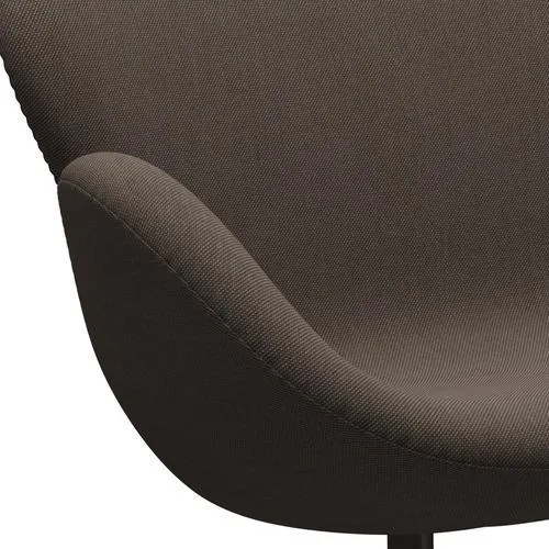 Fritz Hansen Swan™ Sofa 2 Seater, Brown Bronze/Steelcut Trio Grey/Brown