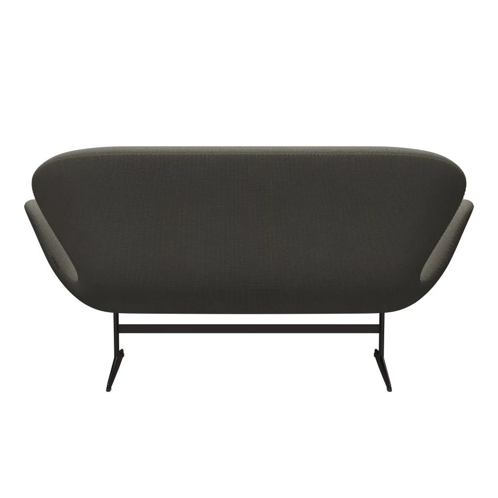 Fritz Hansen Swan™ Sofa 2 Seater, Brown Bronze/Steelcut Trio Light Brown
