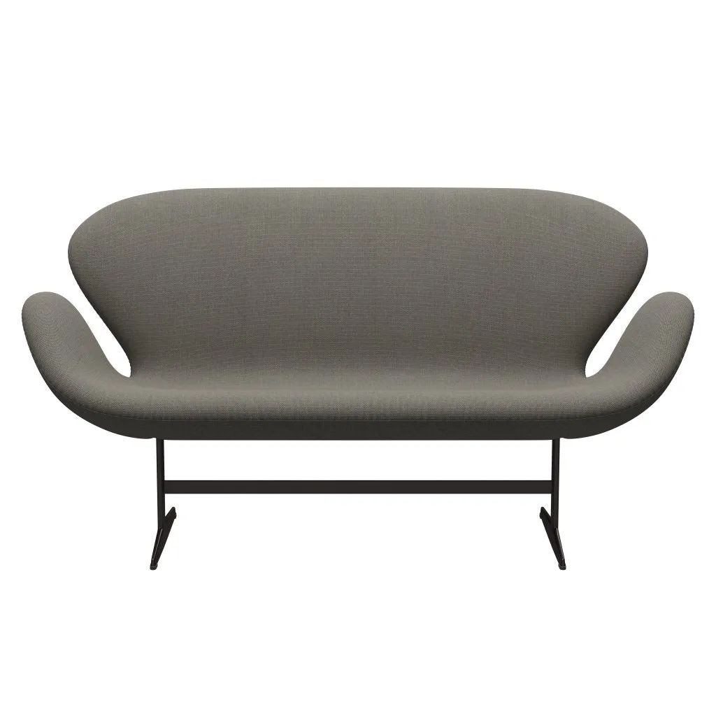 Fritz Hansen Swan™ Sofa 2 Seater, Brown Bronze/Steelcut Trio Light Brown