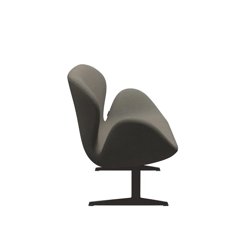 Fritz Hansen Swan™ Sofa 2 Seater, Brown Bronze/Steelcut Trio Light Brown