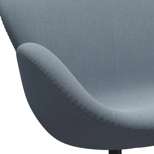 Fritz Hansen Swan™ Sofa 2 Seater, Brown Bronze/Steelcut Trio Pastel Blue