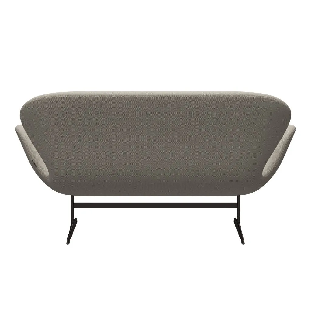 Fritz Hansen Swan™ Sofa 2 Seater, Brown Bronze/Steelcut Trio Sand
