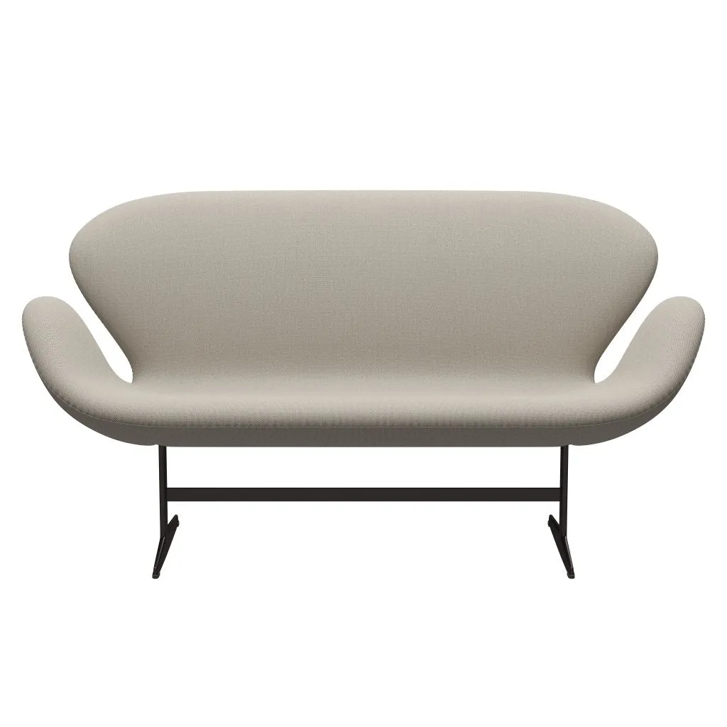 Fritz Hansen Swan™ Sofa 2 Seater, Brown Bronze/Steelcut Trio Sand