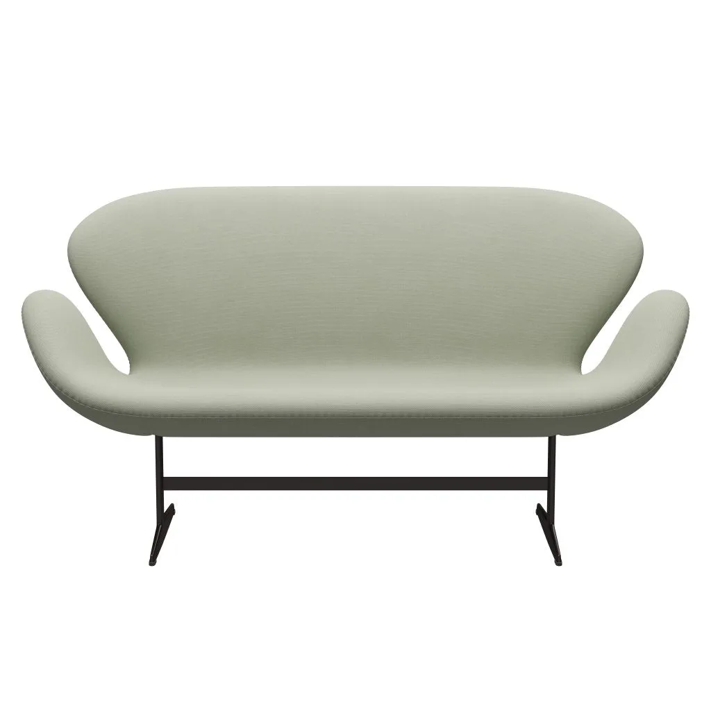 Fritz Hansen Swan™ Sofa 2 Seater, Brown Bronze/Steelcut Turquoise Light